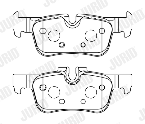 Brake Pad Set, disc brake (Rear axle)  Art. 573767J