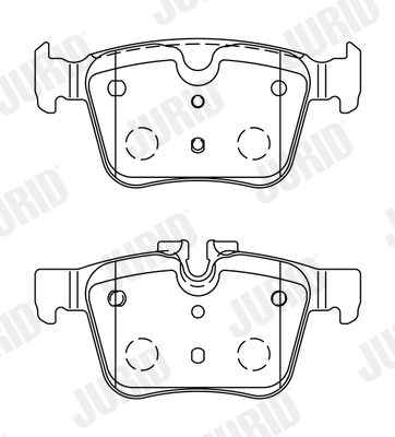 Brake Pad Set, disc brake (Rear axle)  Art. 573772J