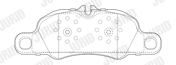 Brake Pad Set, disc brake (Front axle)  Art. 573804J