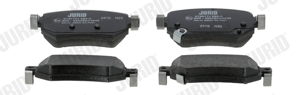 Brake Pad Set, disc brake (Rear axle)  Art. 573917J