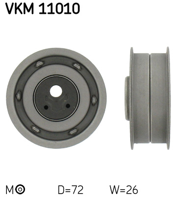 Tensioner Pulley, timing belt (Pulley side)  Art. VKM11010