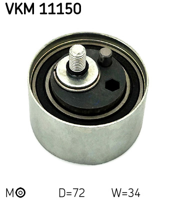 Tensioner Pulley, timing belt (Pulley side)  Art. VKM11150