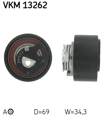 Tensioner Pulley, timing belt (Pulley side)  Art. VKM13262