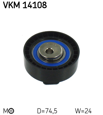 Tensioner Pulley, timing belt (Suction side)  Art. VKM14108