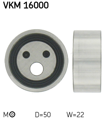 Tensioner Pulley, timing belt (Pulley side)  Art. VKM16000