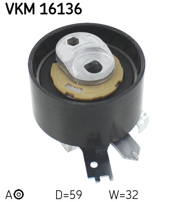 Tensioner Pulley, timing belt (front axle both sides)  Art. VKM16136