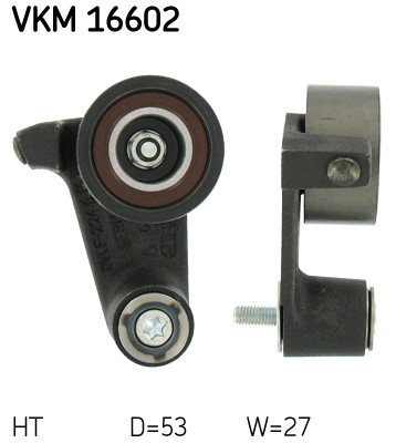 Tensioner Pulley, timing belt (Pulley side)  Art. VKM16602