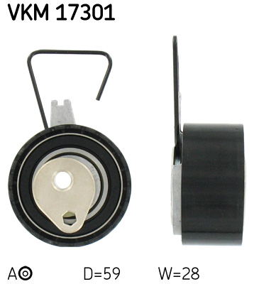 Tensioner Pulley, timing belt (Pulley side)  Art. VKM17301