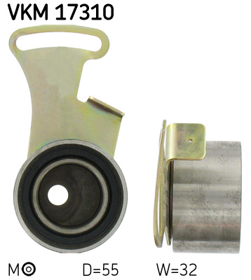 Tensioner Pulley, timing belt (Pulley side)  Art. VKM17310