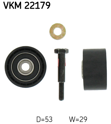 Deflection/Guide Pulley, timing belt (Pulley side)  Art. VKM22179