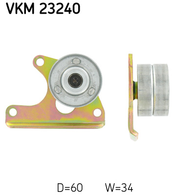 Deflection/Guide Pulley, timing belt (Double cloth)  Art. VKM23240