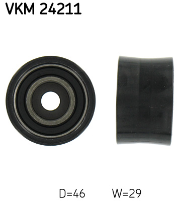 Deflection/Guide Pulley, timing belt (Pulley side)  Art. VKM24211