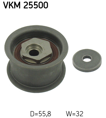 Deflection/Guide Pulley, timing belt (Pulley side)  Art. VKM25500