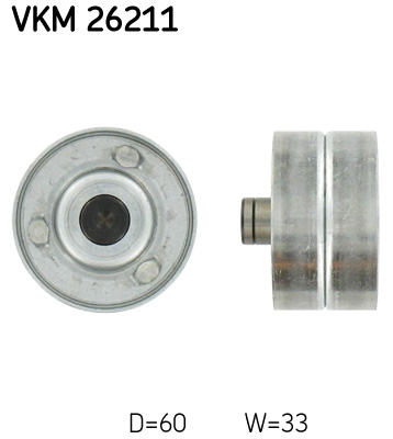 Deflection/Guide Pulley, timing belt (Pulley side)  Art. VKM26211