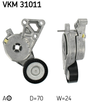 Tensioner Pulley, V-ribbed belt  Art. VKM31011