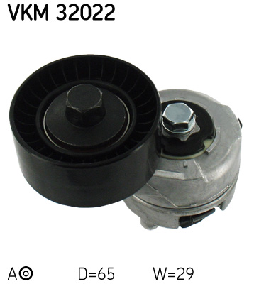 Tensioner Pulley, V-ribbed belt  Art. VKM32022