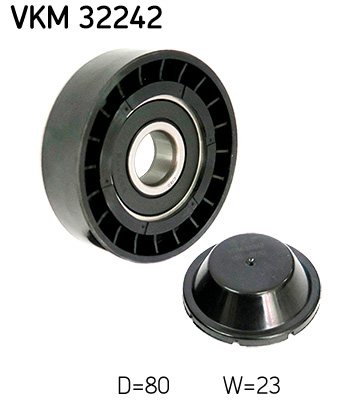 Deflection/Guide Pulley, V-ribbed belt  Art. VKM32242