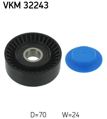 Deflection/Guide Pulley, V-ribbed belt  Art. VKM32243