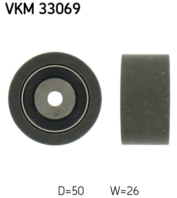 Deflection/Guide Pulley, V-ribbed belt  Art. VKM33069