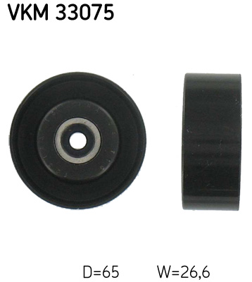 Deflection/Guide Pulley, V-ribbed belt  Art. VKM33075