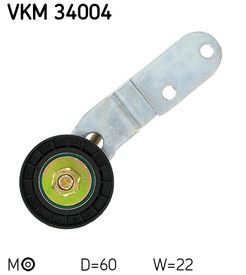 Tensioner Pulley, V-ribbed belt  Art. VKM34004