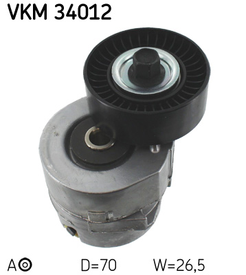 Tensioner Pulley, V-ribbed belt  Art. VKM34012