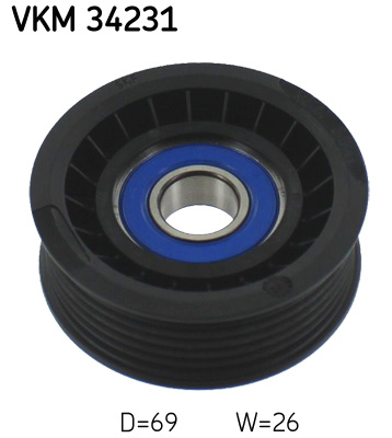 Deflection/Guide Pulley, V-ribbed belt  Art. VKM34231