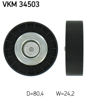 Deflection/Guide Pulley, V-ribbed belt  Art. VKM34503