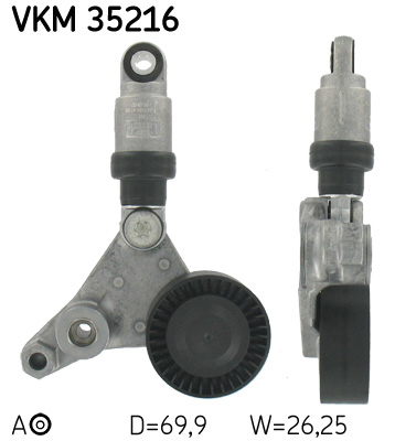 Tensioner Pulley, V-ribbed belt  Art. VKM35216