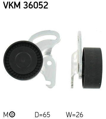 Tensioner Pulley, V-ribbed belt  Art. VKM36052