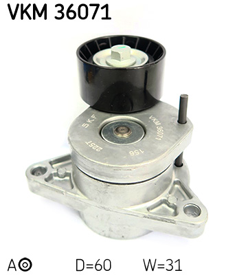 Tensioner Pulley, V-ribbed belt  Art. VKM36071