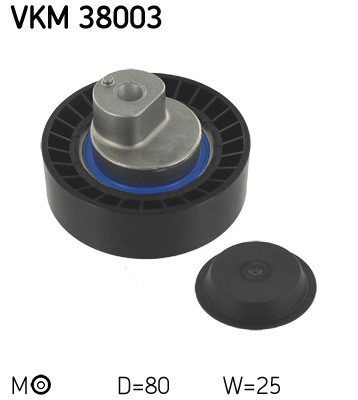 Tensioner Pulley, V-ribbed belt  Art. VKM38003