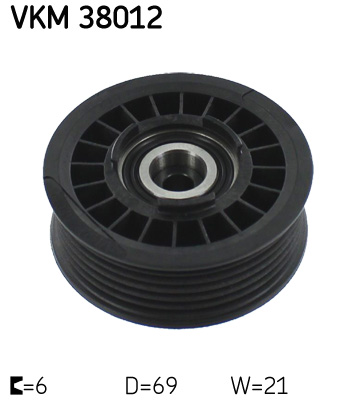 Deflection/Guide Pulley, V-ribbed belt  Art. VKM38012