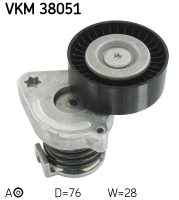 Tensioner Pulley, V-ribbed belt  Art. VKM38051