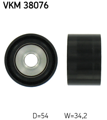 Deflection/Guide Pulley, V-ribbed belt (54)  Art. VKM38076