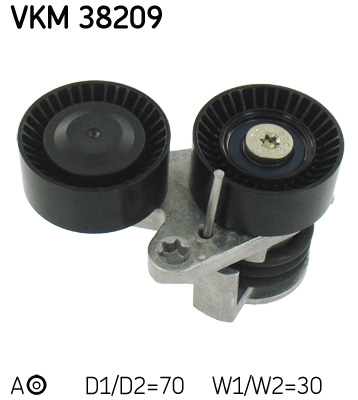 Tensioner Pulley, V-ribbed belt  Art. VKM38209