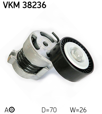 Tensioner Pulley, V-ribbed belt  Art. VKM38236