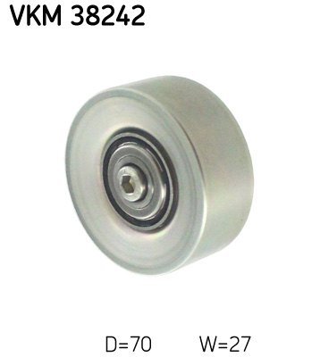 Deflection/Guide Pulley, V-ribbed belt  Art. VKM38242