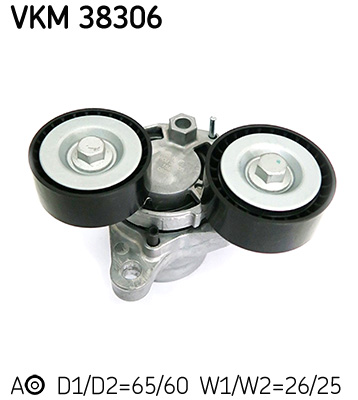 Tensioner Pulley, V-ribbed belt  Art. VKM38306