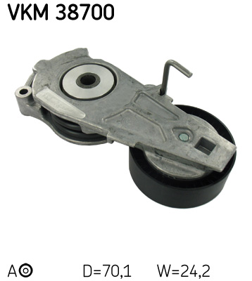 Tensioner Pulley, V-ribbed belt  Art. VKM38700