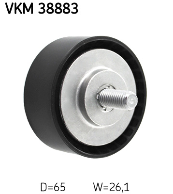 Deflection/Guide Pulley, V-ribbed belt  Art. VKM38883