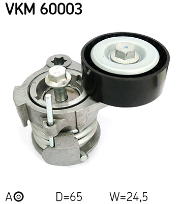 Tensioner Pulley, V-ribbed belt  Art. VKM60003