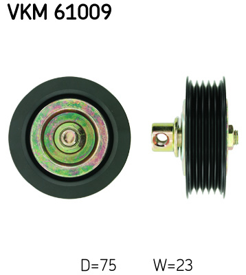 Deflection/Guide Pulley, V-ribbed belt  Art. VKM61009