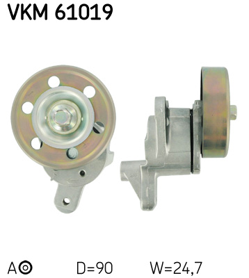 Tensioner Pulley, V-ribbed belt  Art. VKM61019