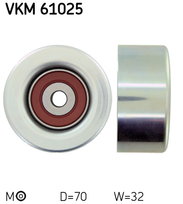 Deflection/Guide Pulley, V-ribbed belt  Art. VKM61025