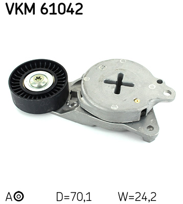 Tensioner Pulley, V-ribbed belt  Art. VKM61042