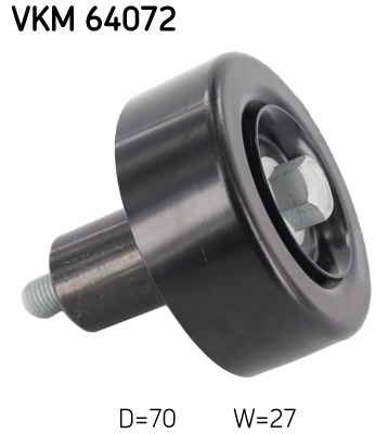 Deflection/Guide Pulley, V-ribbed belt (7808-21677)  Art. VKM64072