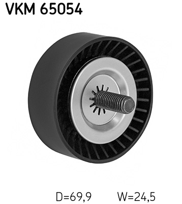 Deflection/Guide Pulley, V-ribbed belt  Art. VKM65054