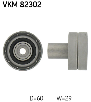 Deflection/Guide Pulley, timing belt (Double cloth)  Art. VKM82302