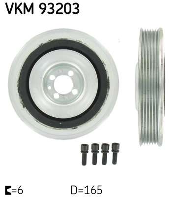 Belt Pulley, crankshaft (Front axle)  Art. VKM93203